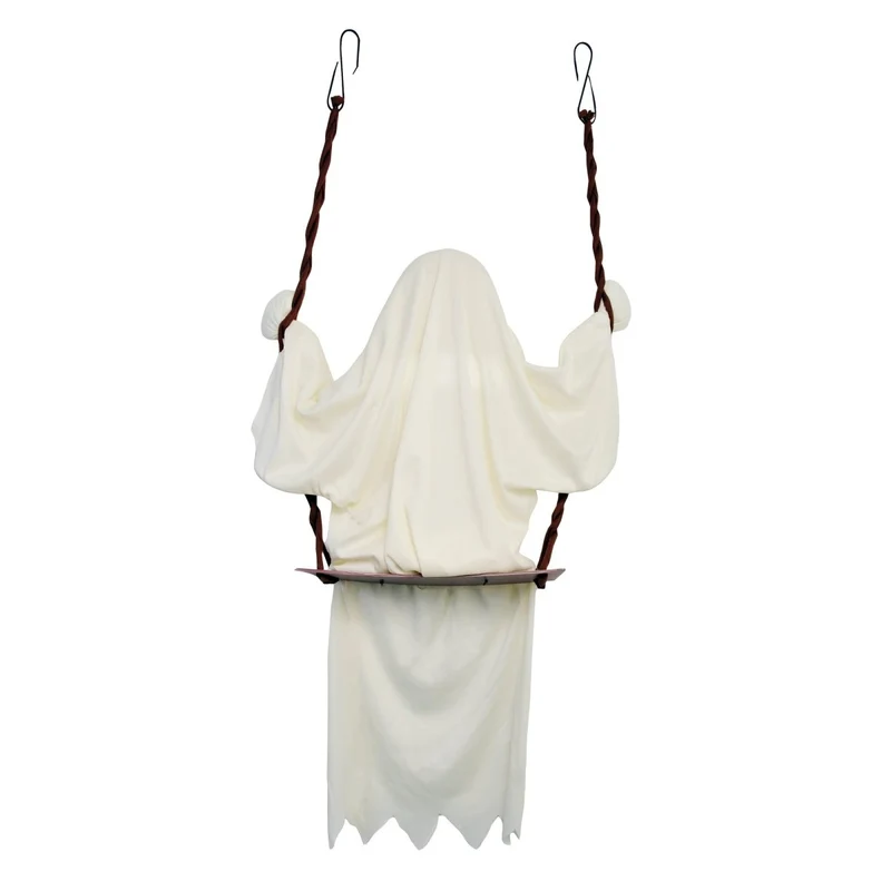 Ghost On A Swing, Outdoor Halloween Decoration, 36 Inches, 1 Count