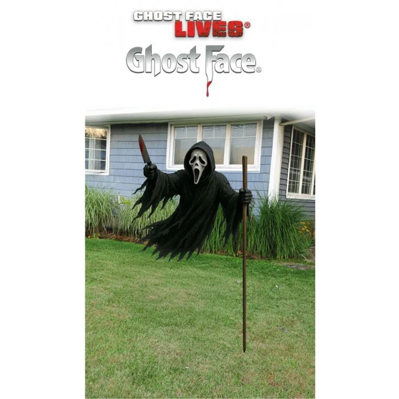 Flying Ghost Face, Scream, Outdoor Halloween Decoration, 60 Inches, 1 Count