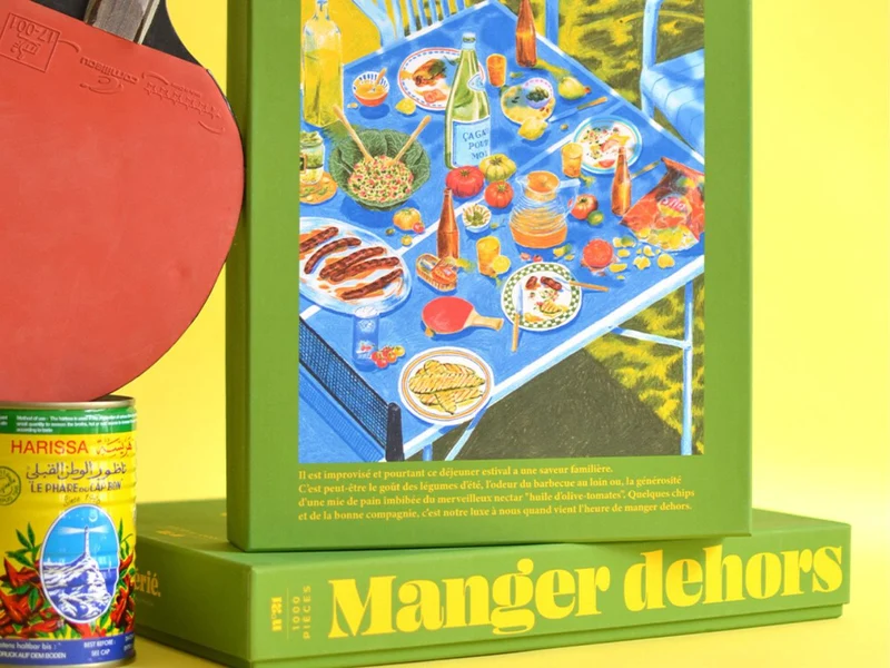 Manger dehors puzzle 1000 pcs - Jour Férié