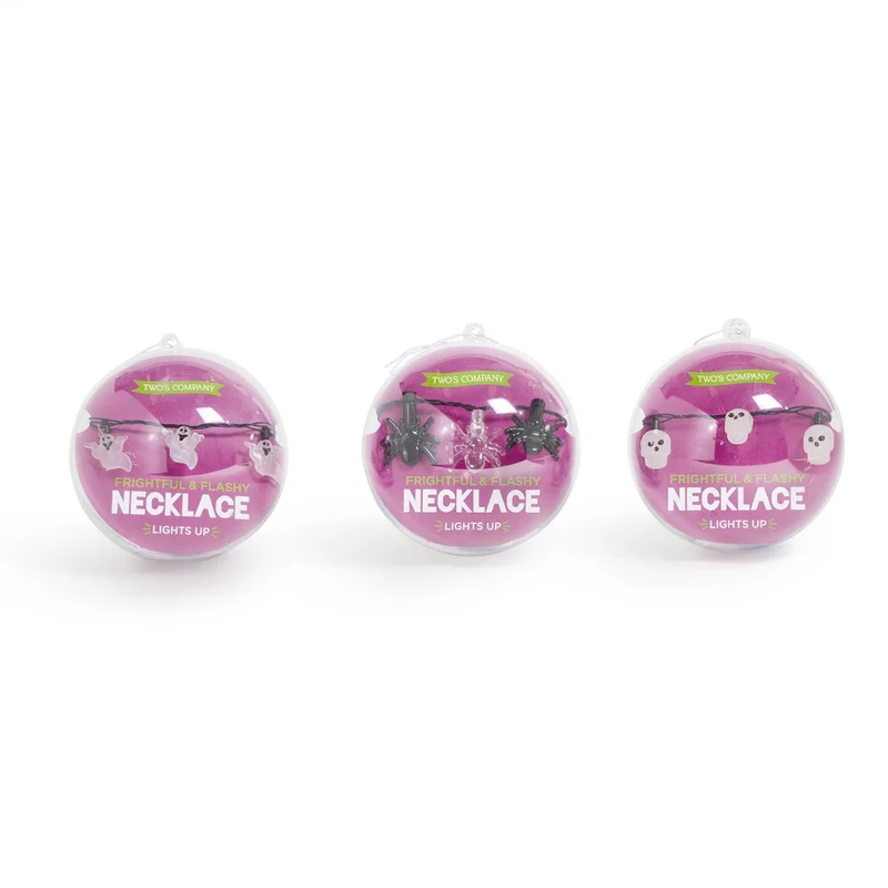 Spooktacular Light up Necklace - 1 random style
