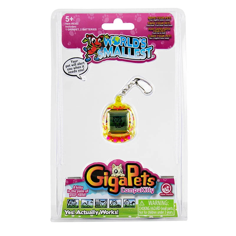 Super Impulse World's Smallest Giga Pets Virtual Pet Keychain