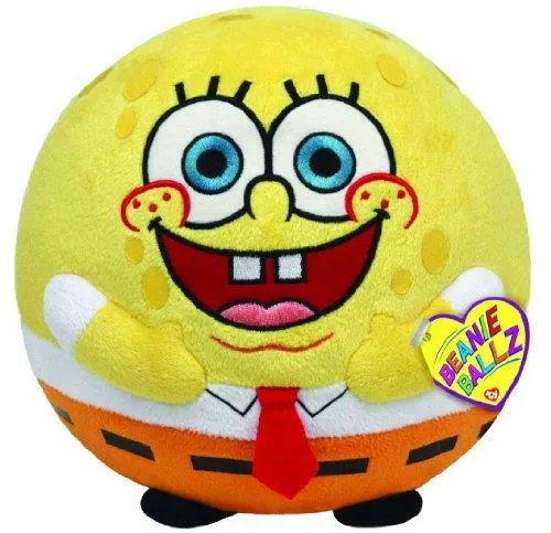 TY Beanie Ballz Spongebob Squarepante (Small/Petit)