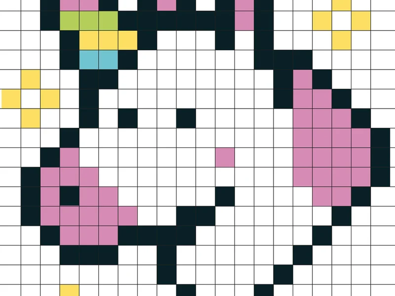 Jeu magnétique – Pixels Kawaii - Auzou