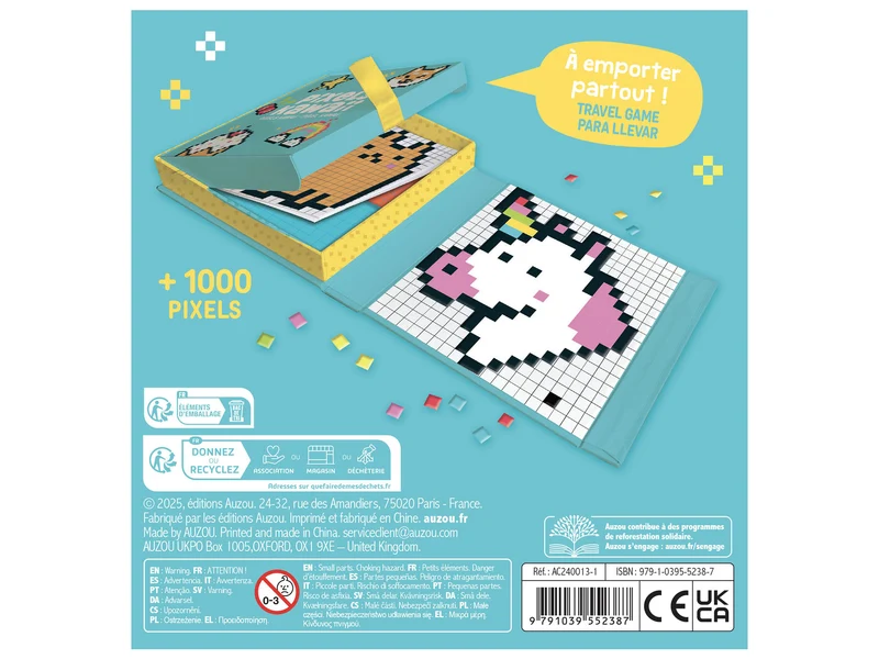 Jeu magnétique – Pixels Kawaii - Auzou