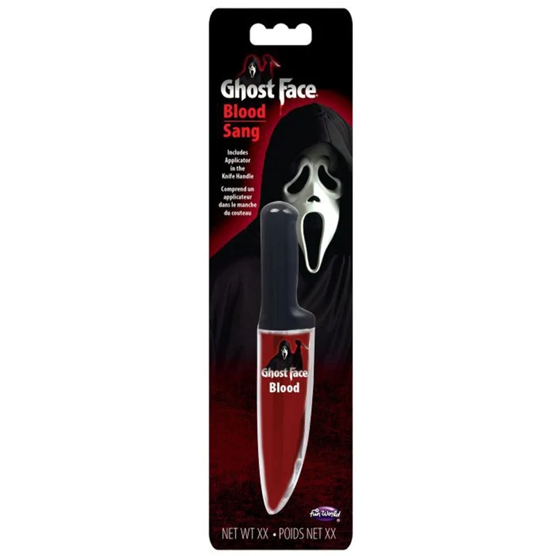 Ghost Face Knife with Blood, Scream, 1 Count