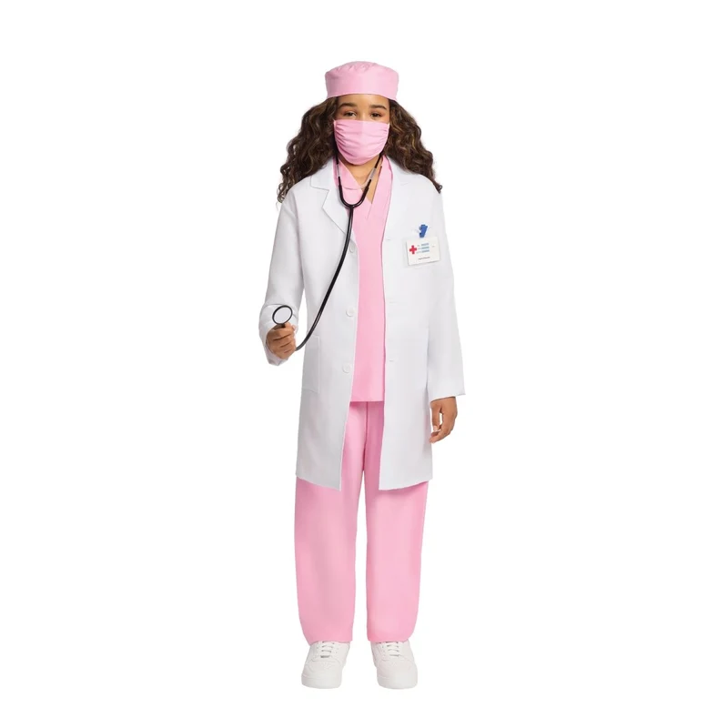 Pink Doctor Costume for Kids