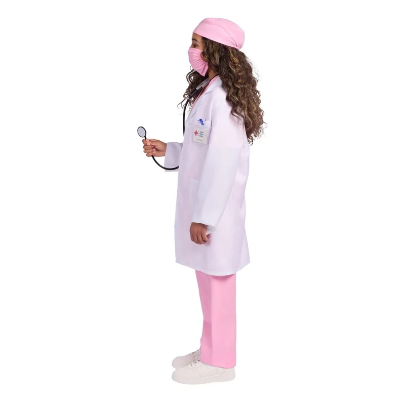 Pink Doctor Costume for Kids