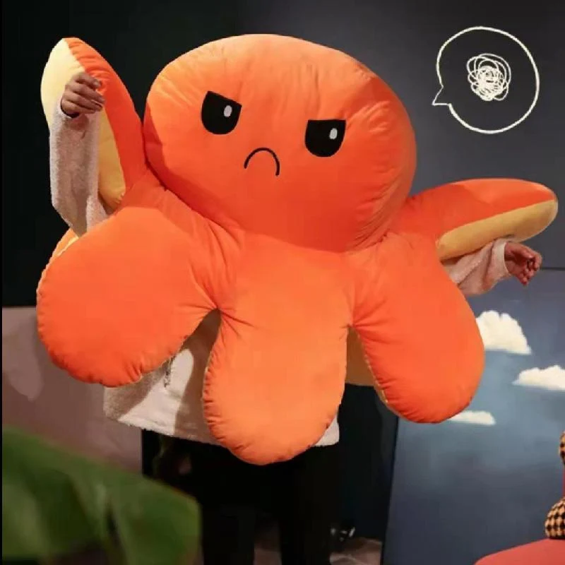 Peluche pieuvre géante