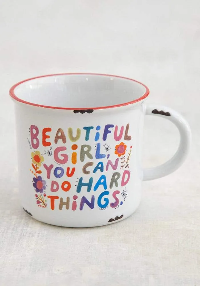 Beautiful Girl Camp Mug