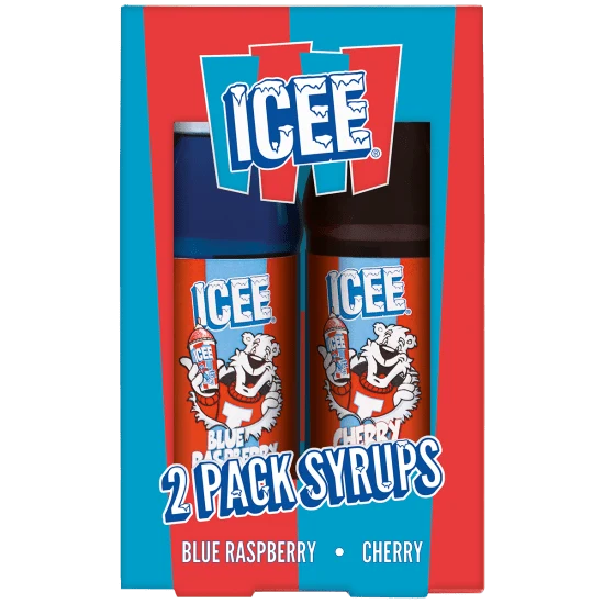 Icee Blue Raspberry and Cherry Syrup Gift