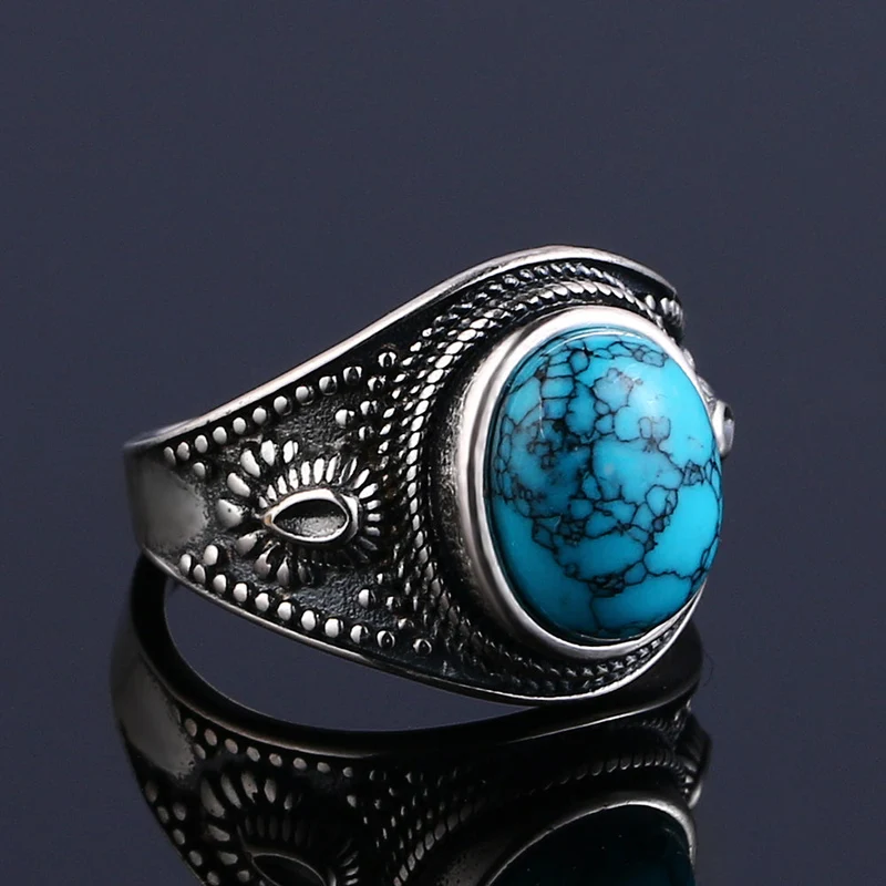 Bague Zen Turquoise Argent