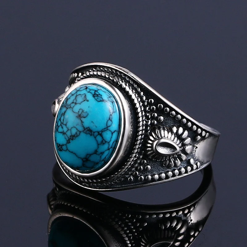 Bague Zen Turquoise Argent