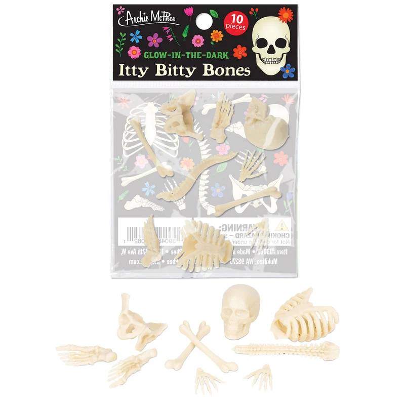 Itty Bitty Glow in the Dark Bones