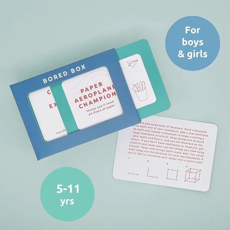 Bored Box - 101 Fun Activities for Kids - STEM, Craft, Magic
