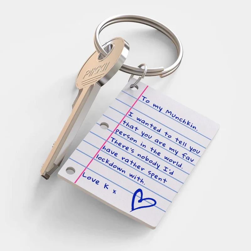 Little Letter Keyring-