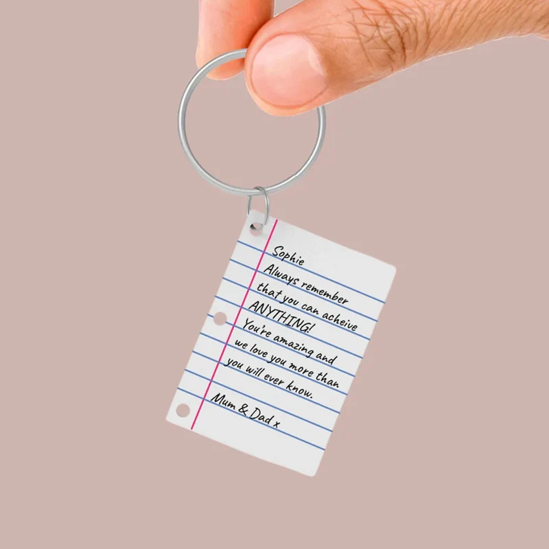 Little Letter Keyring-