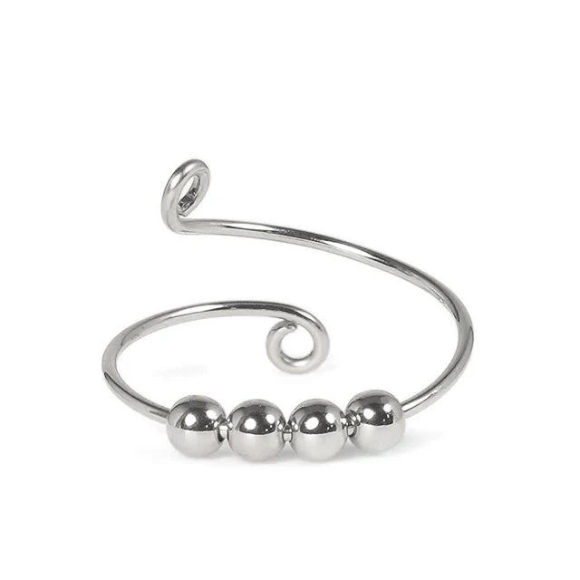 Bague Fidget Perles