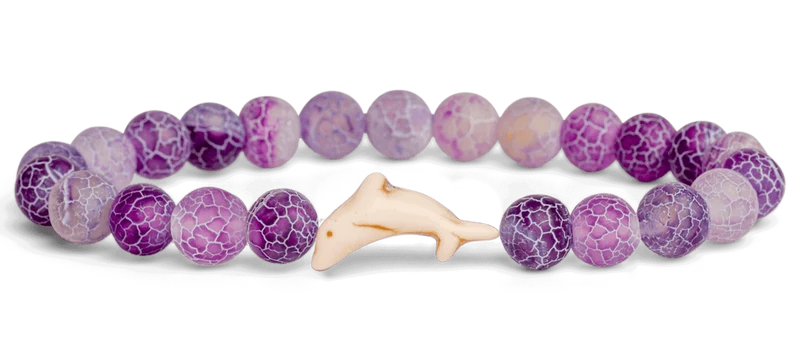 Coral Reef Violet Dolphin Bracelet