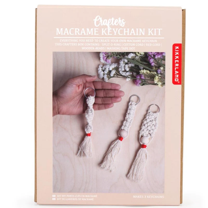 Crafters Macrame Keychain Kit