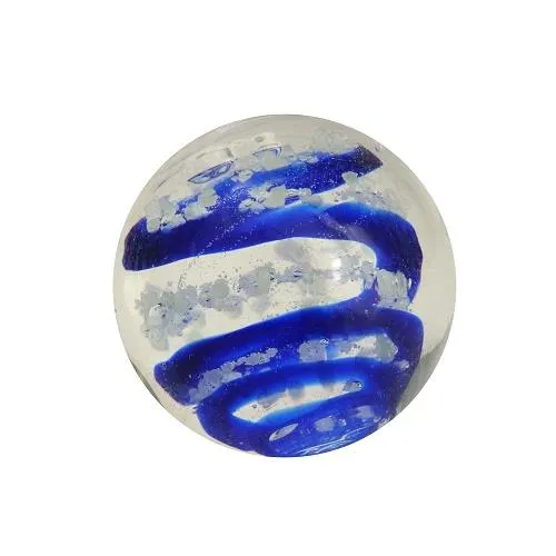 House of Marbles Handmade Moonstone - Fait à la main (Dark Blue/Bleu Foncé) 16mm