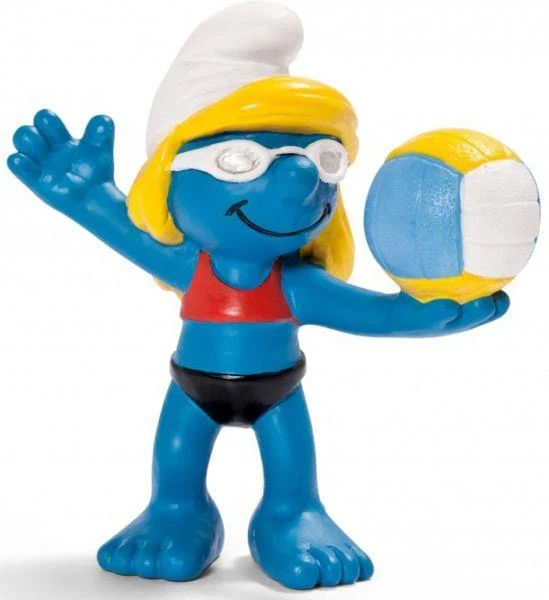 Smurfs Schleigh Figure Olympic Beach Volleyball / Volleyball de plage olympique