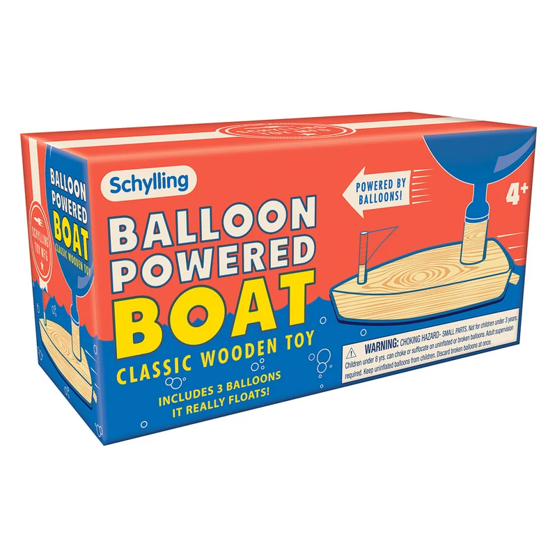 Retro Balloon Powered Boat