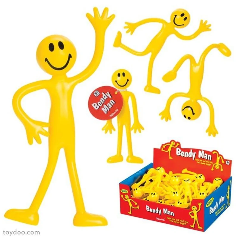 Smiley Face Bendy Man
