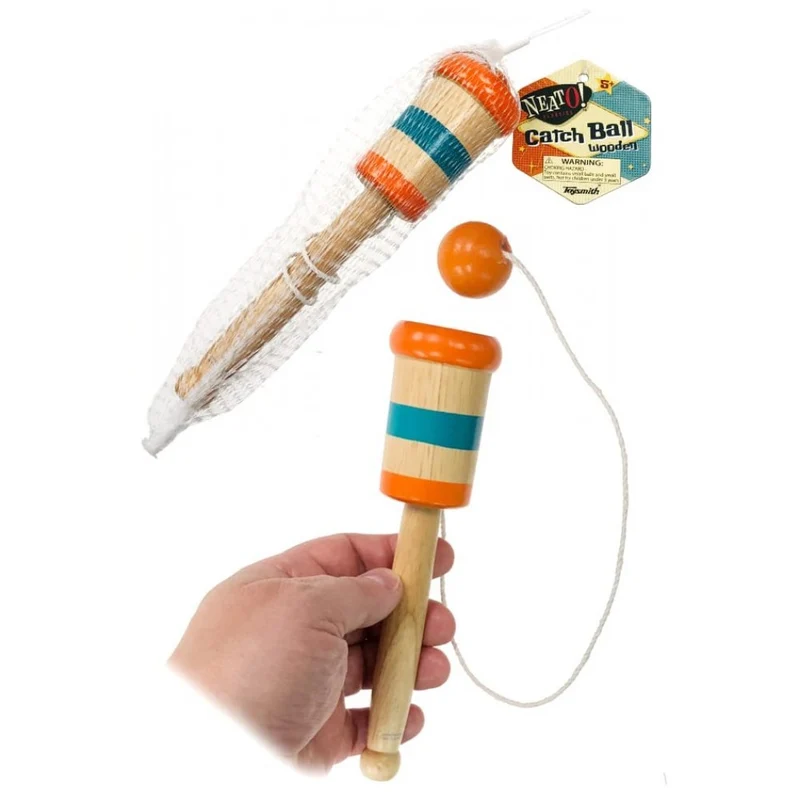 WOODEN CATCH BALL