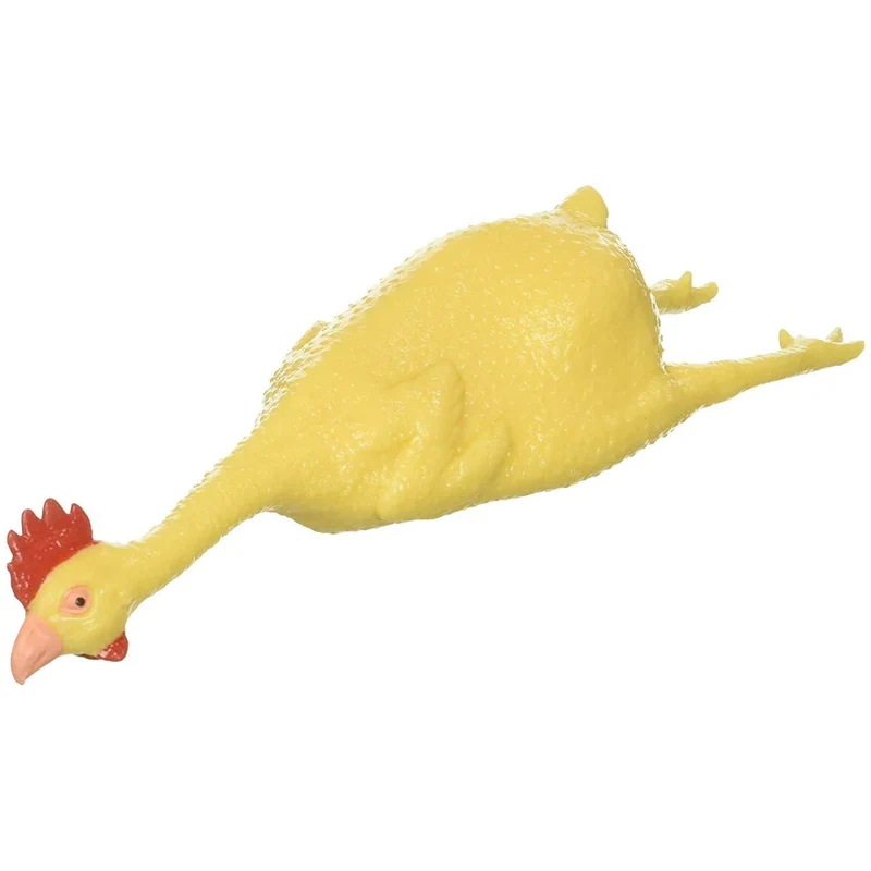 8" rubber stretch chicken