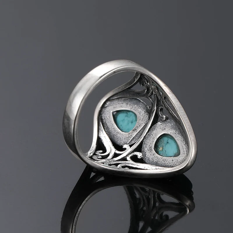 Bague Sérénité Argent Turquoise Femme