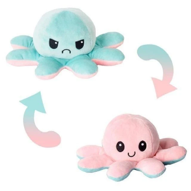 Peluche pieuvre pastel