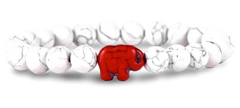 Elephant White Howlite