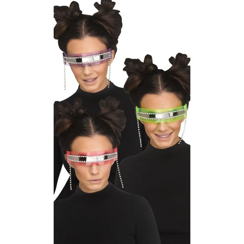 Rave Visor Sunglasses for Adults, Assortment, 1 Count
