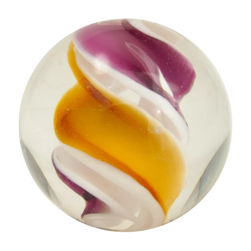 House of Marbles Handmade Helter Skelter - Fait à la main (Pink/Orange/White - Rose/Orange/Blanc) 22mm