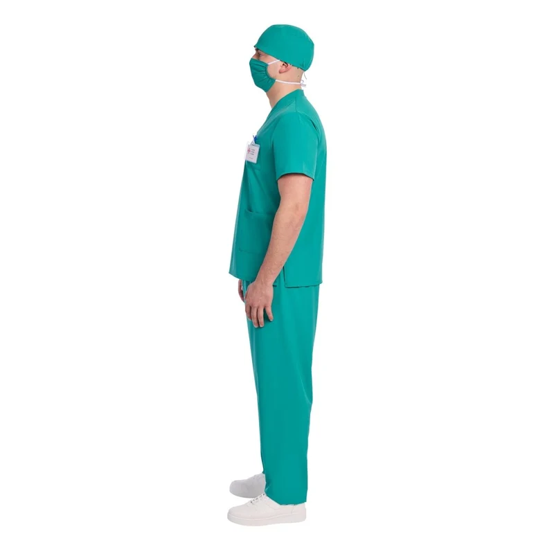 Blue Doctor Plus Size Costume for Adults