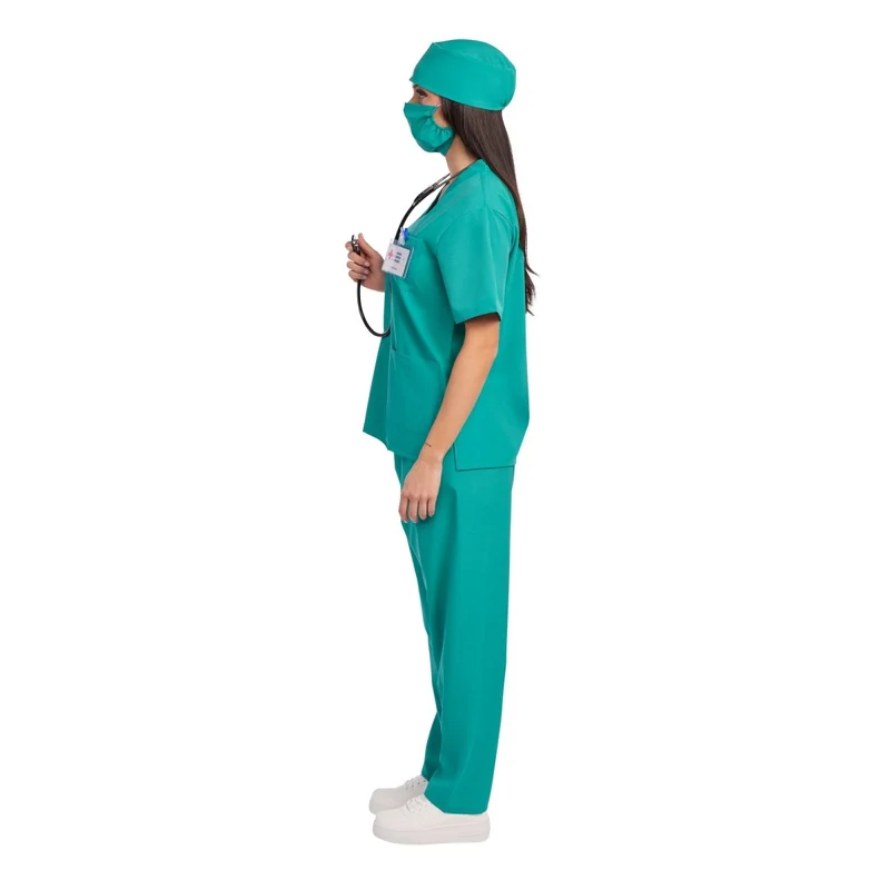 Blue Doctor Costume for Adults