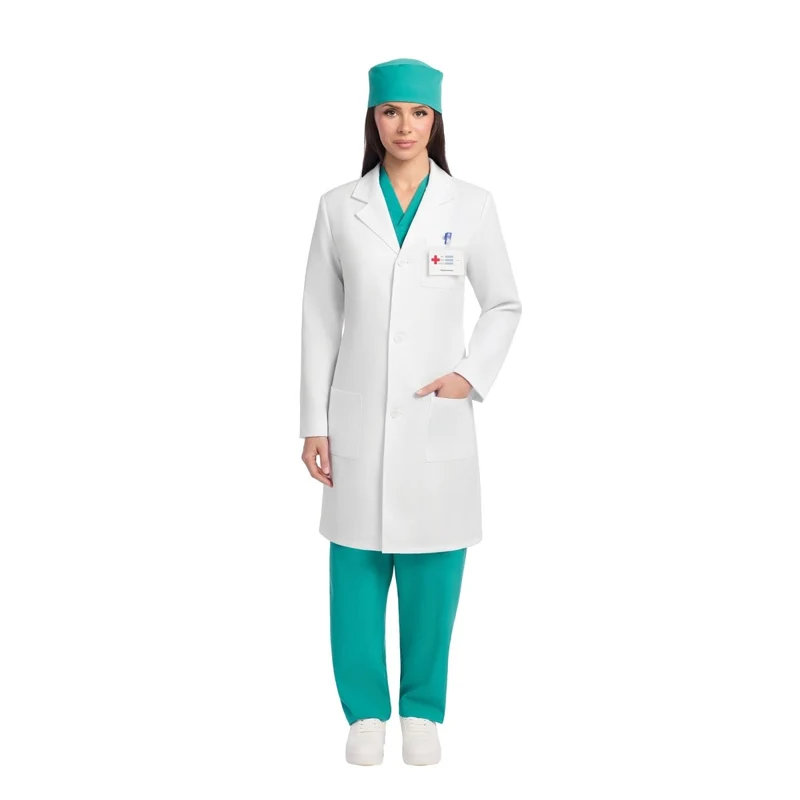 Blue Doctor Costume for Adults