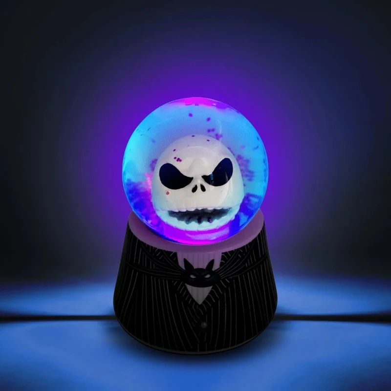 Jack Skellington Mini Light Up Snow Globe, Nightmare Before Christmas