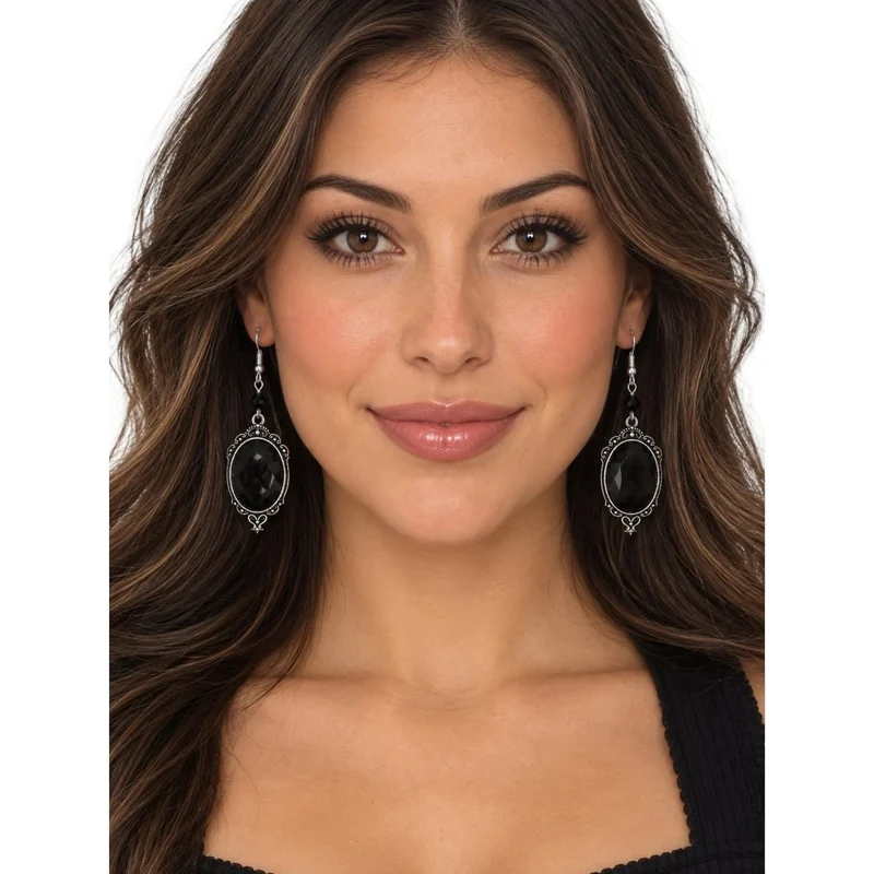 Black Earrings for Adults