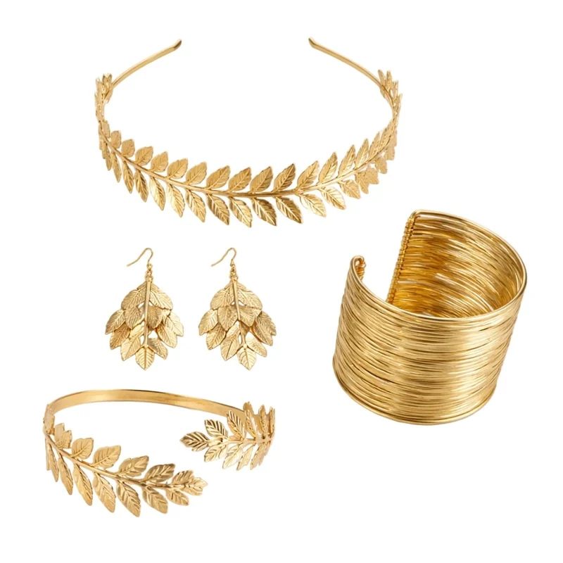 Gold Goddess Accessory Set for Adults