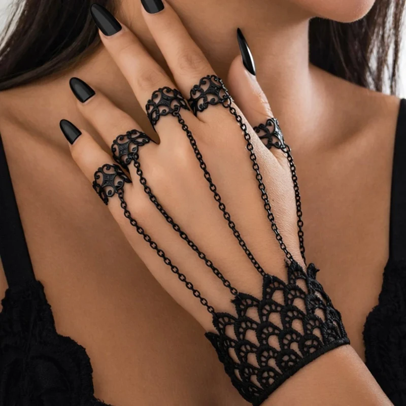 Black Hand Chain for Adults