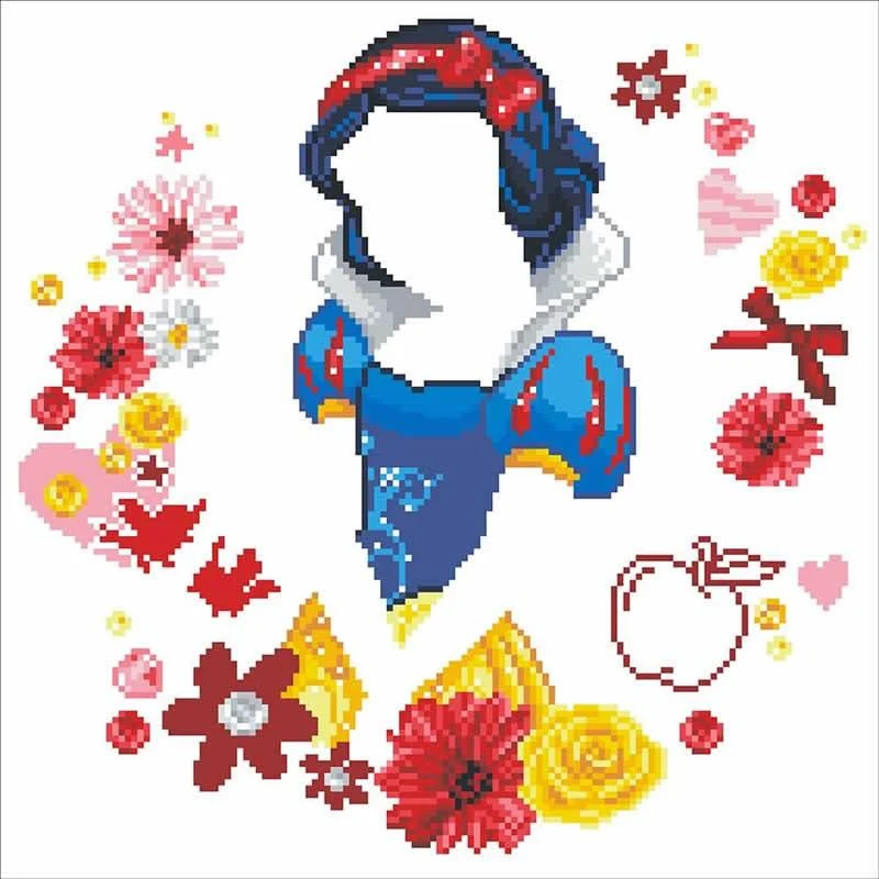 Disney Snow White Diamond Dotz Poster Snow White's World / Affiche du monde de Blanche-Neige