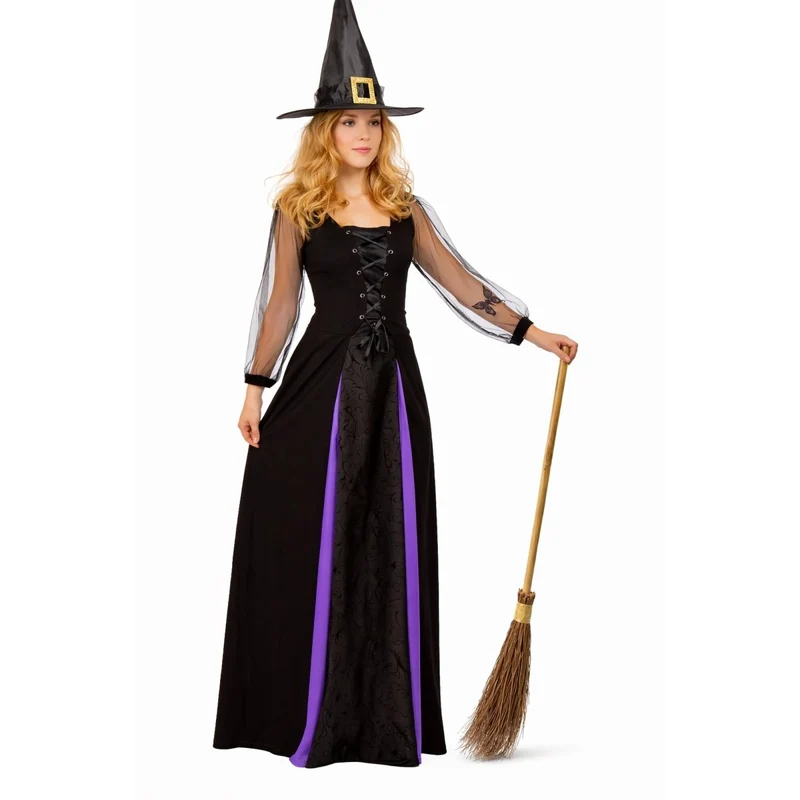 Witch Straw Broom, 1 Count