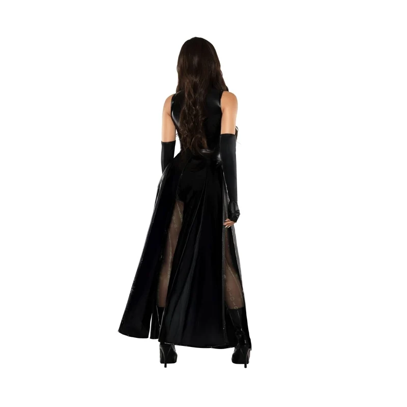 Code Breaker Babe Costume for Adults, Jumpsuit, Skirt and Gloves