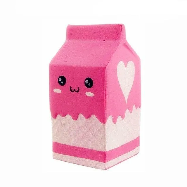 Balle Anti-Stress Squishy Lait