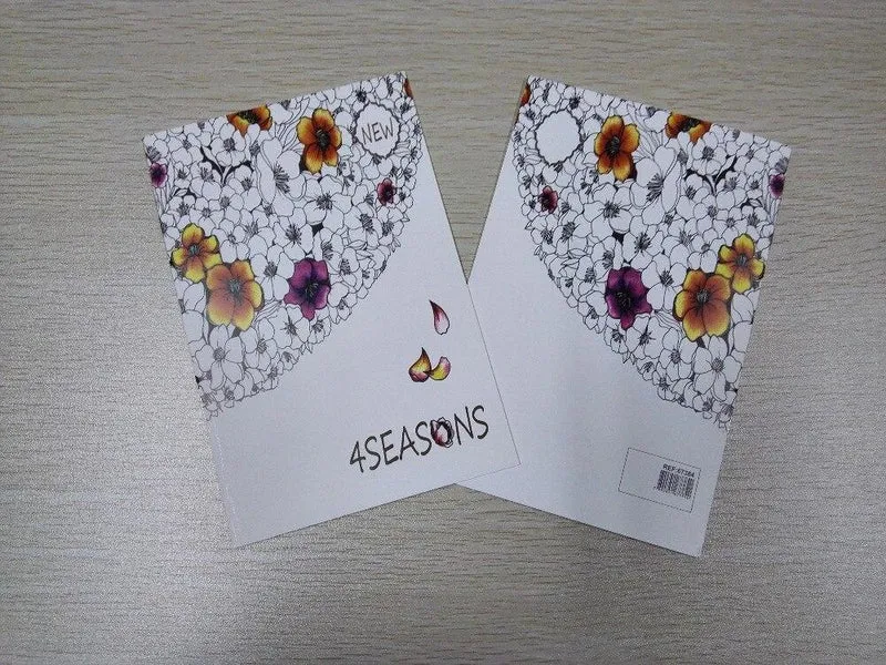 Coloriage 4 saisons anti-stress