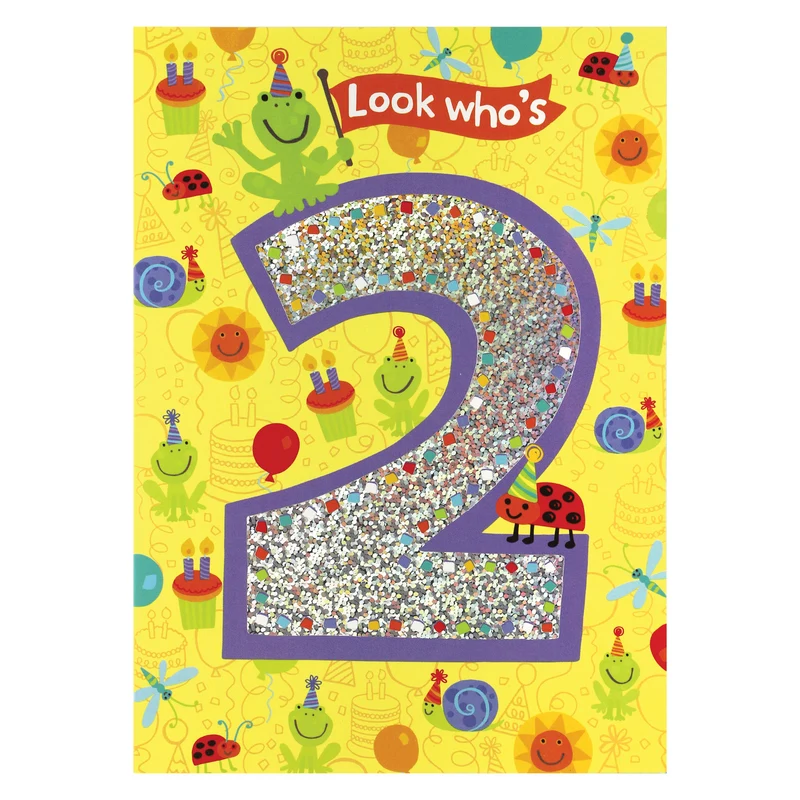 AGE-SPECIFIC: FOIL: 2 YEAR OLD CARD