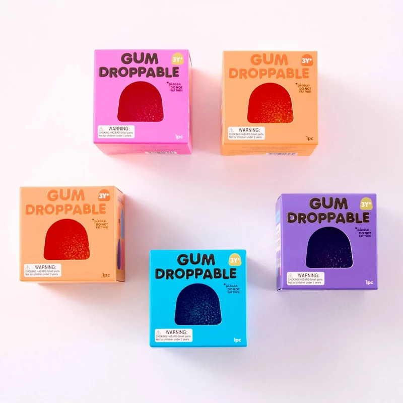 Single J'adore Textured Gumdrop Sensory Squeeze Toy