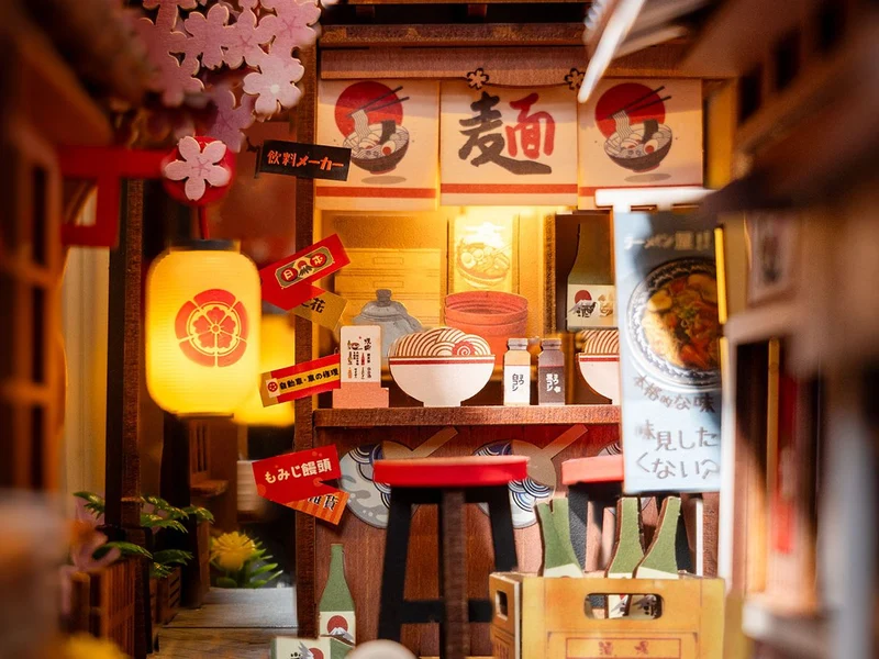 Book Nook - Pièce miniature - Sakura Wine Alley - ROLIFE