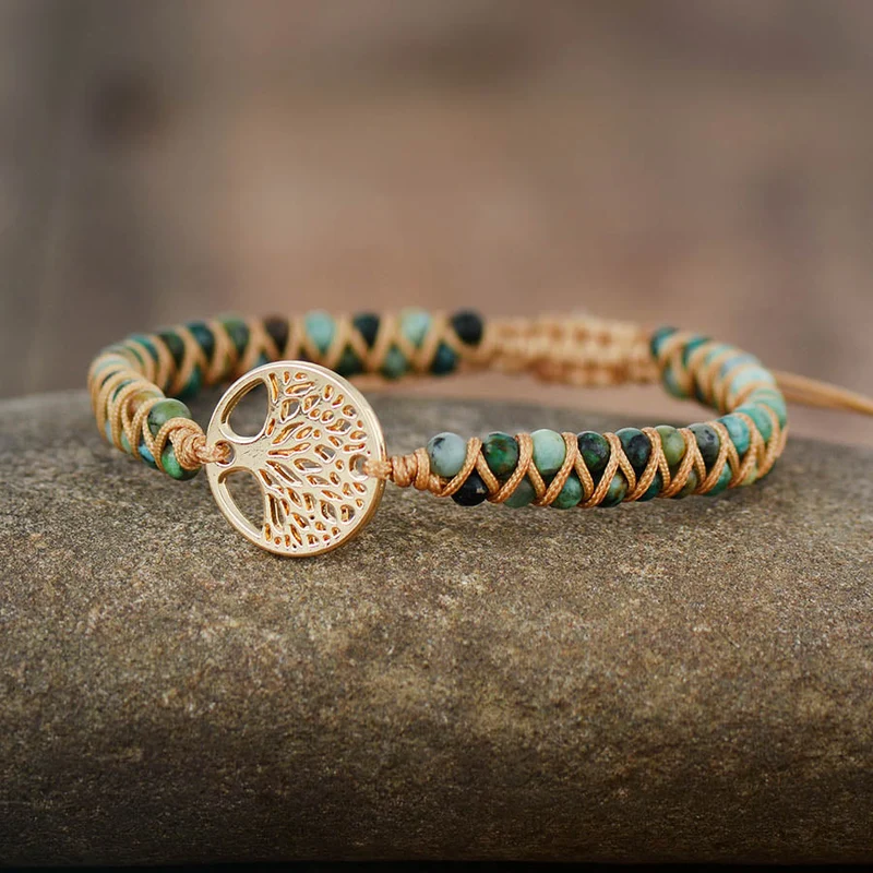 Bracelet anti-stress arbre africain